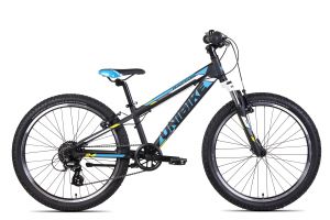 Rower Unibike Raptor Czarno-niebieski 24