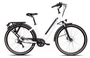 Rower Barton E-Smart  28 biały 13Ah